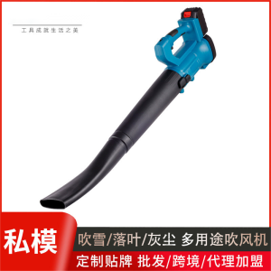 Cordless Lithium Leaf Blower, Handheld High Power Electric Blower, Multi-Purpose Home Tool for Dust Removal, Leaf & Snow Clearing