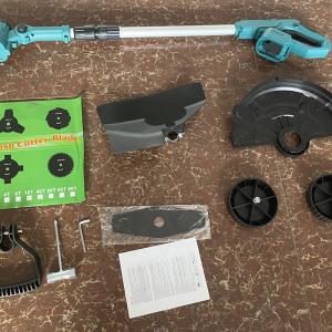 21V Brushless Cordless Grass Trimmer with Ergonomic Handle, Lithium Battery Powered Electric Brush Cutter, Wireless Garden Weeding Tool